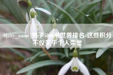 深圳男子5000米世界排名-这些积分不仅关乎个人荣誉