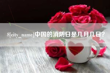 深圳中国的消防日是几月几日？