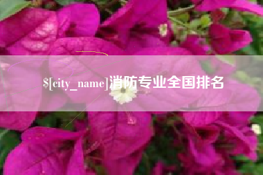 深圳消防专业全国排名