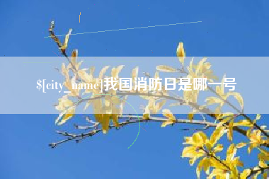 深圳我国消防日是哪一号