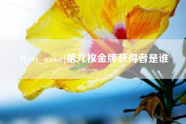 深圳第九枚金牌获得者是谁