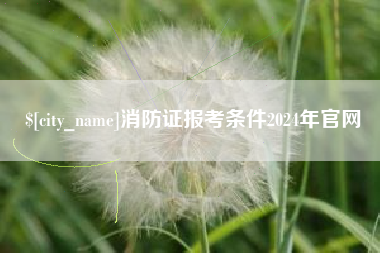 深圳消防证报考条件2024年官网