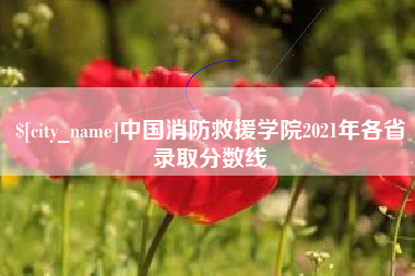 深圳中国消防救援学院2021年各省录取分数线