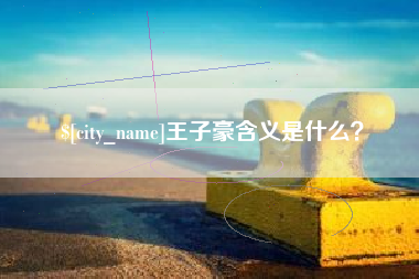 深圳王子豪含义是什么？