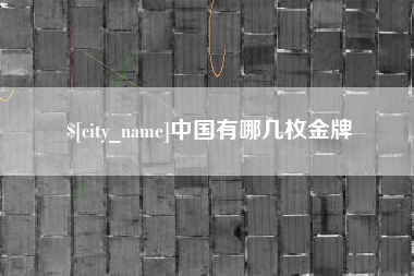 深圳中国有哪几枚金牌