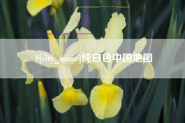 深圳纯白色中国地图