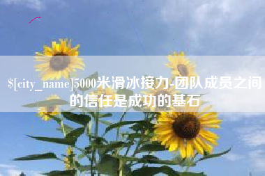 深圳5000米滑冰接力-团队成员之间的信任是成功的基石