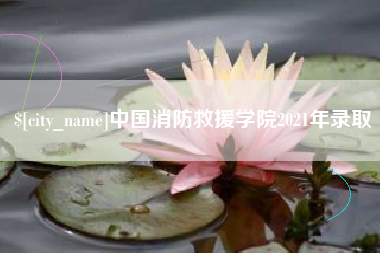 深圳中国消防救援学院2021年录取