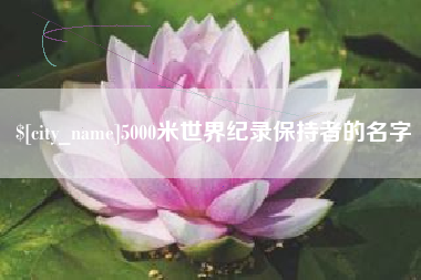 深圳5000米世界纪录保持者的名字