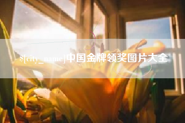 深圳中国金牌领奖图片大全