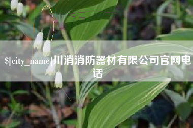 深圳川消消防器材有限公司官网电话