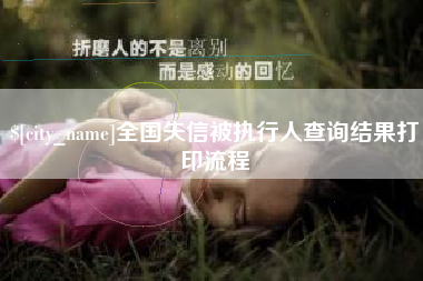 深圳全国失信被执行人查询结果打印流程