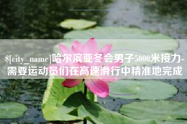 深圳哈尔滨亚冬会男子5000米接力-需要运动员们在高速滑行中精准地完成