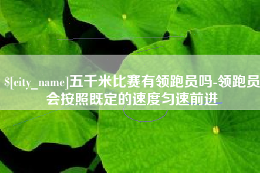 深圳五千米比赛有领跑员吗-领跑员会按照既定的速度匀速前进