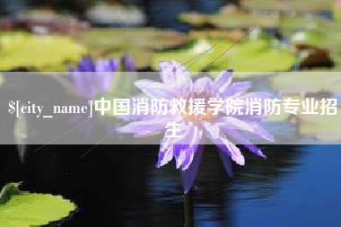 深圳中国消防救援学院消防专业招生