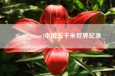 深圳中国五千米世界纪录
