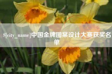 深圳中国金牌图案设计大赛获奖名单
