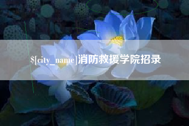 深圳消防救援学院招录