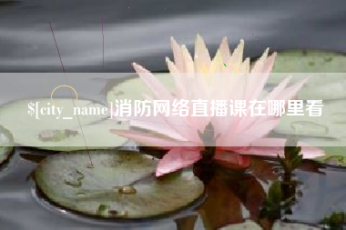 深圳消防网络直播课在哪里看