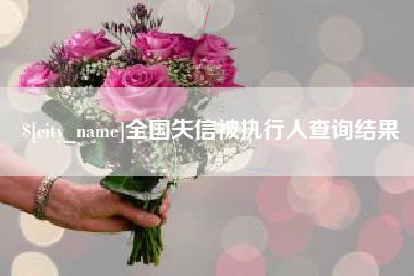 深圳全国失信被执行人查询结果
