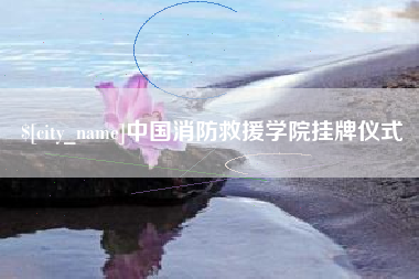 深圳中国消防救援学院挂牌仪式