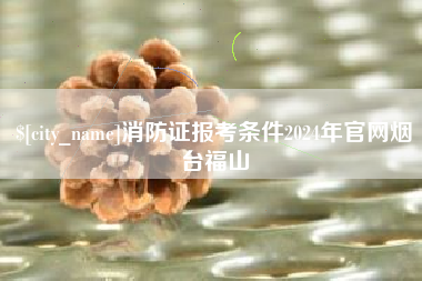 深圳消防证报考条件2024年官网烟台福山